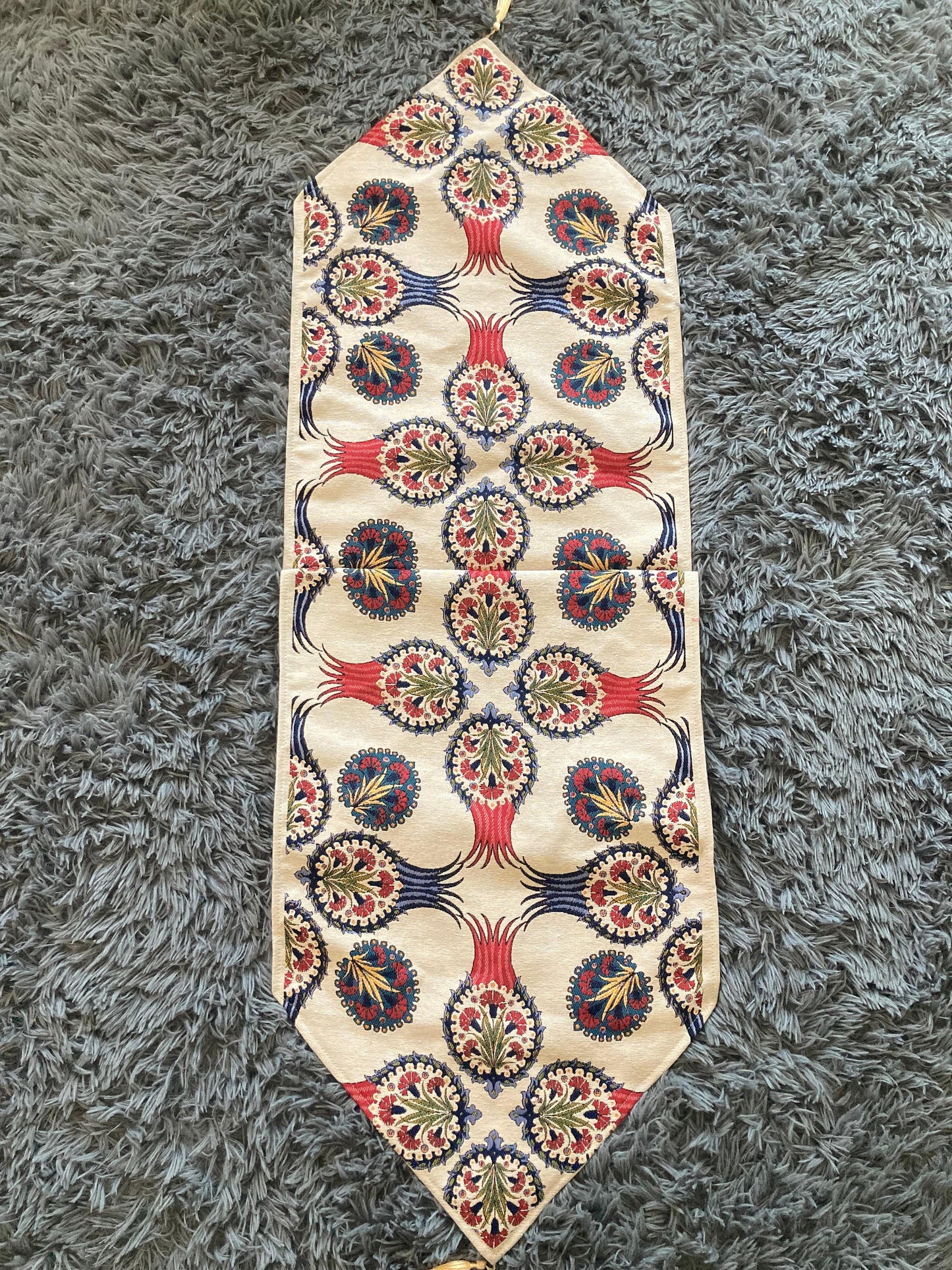 Floral Embroidered Modern Turkish Table Runner,Rustic dining table runner,Decorative Kitchen Runner,Boho Table Runner,New home Gift