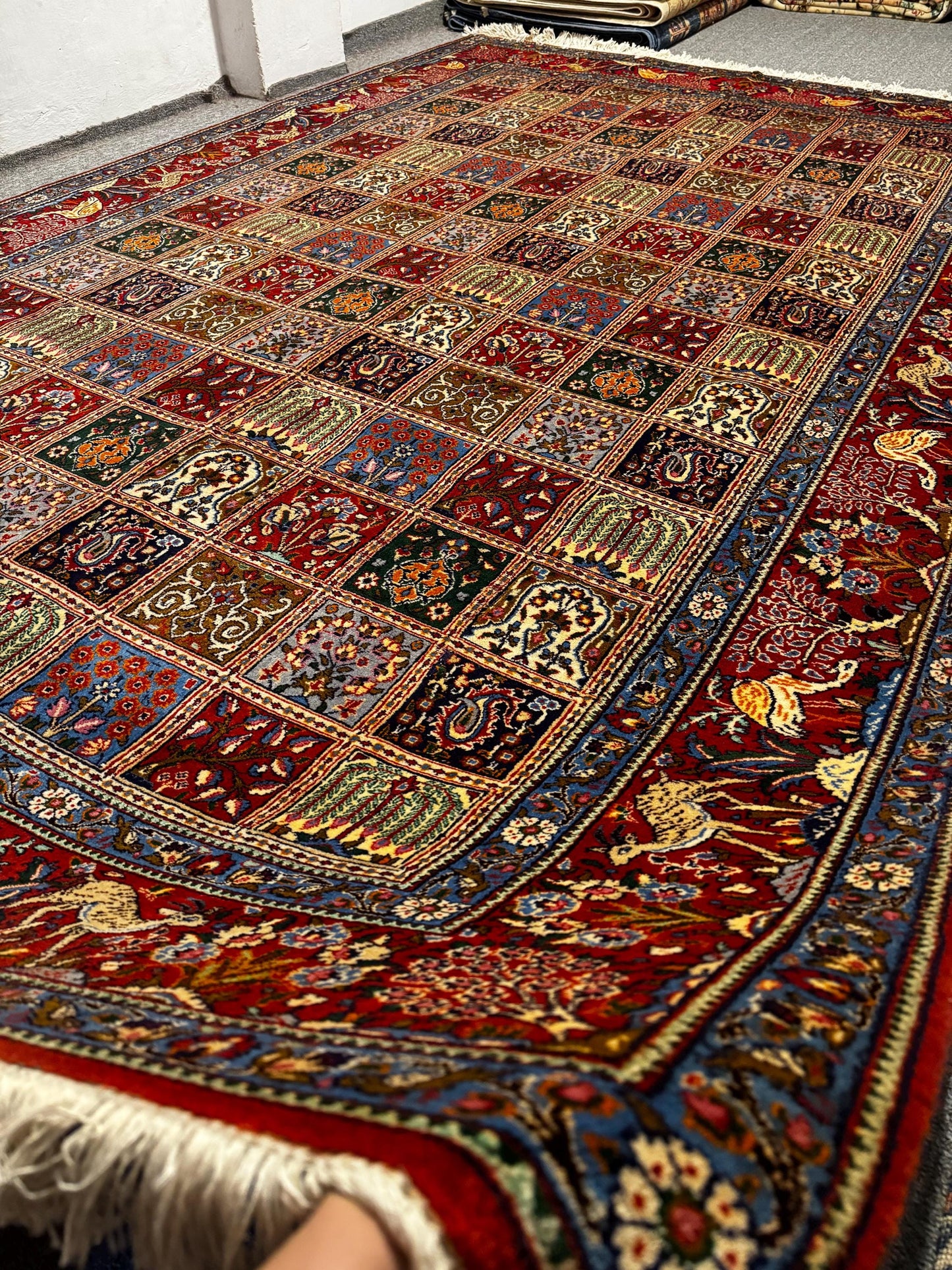 Large Afghan Wool Rug,Handwoven Wool Carpet with Oriental Design and Vibrant Colors,Bohemian Afghan Wool Rug,Morocann Area rug,Turkish Rug.