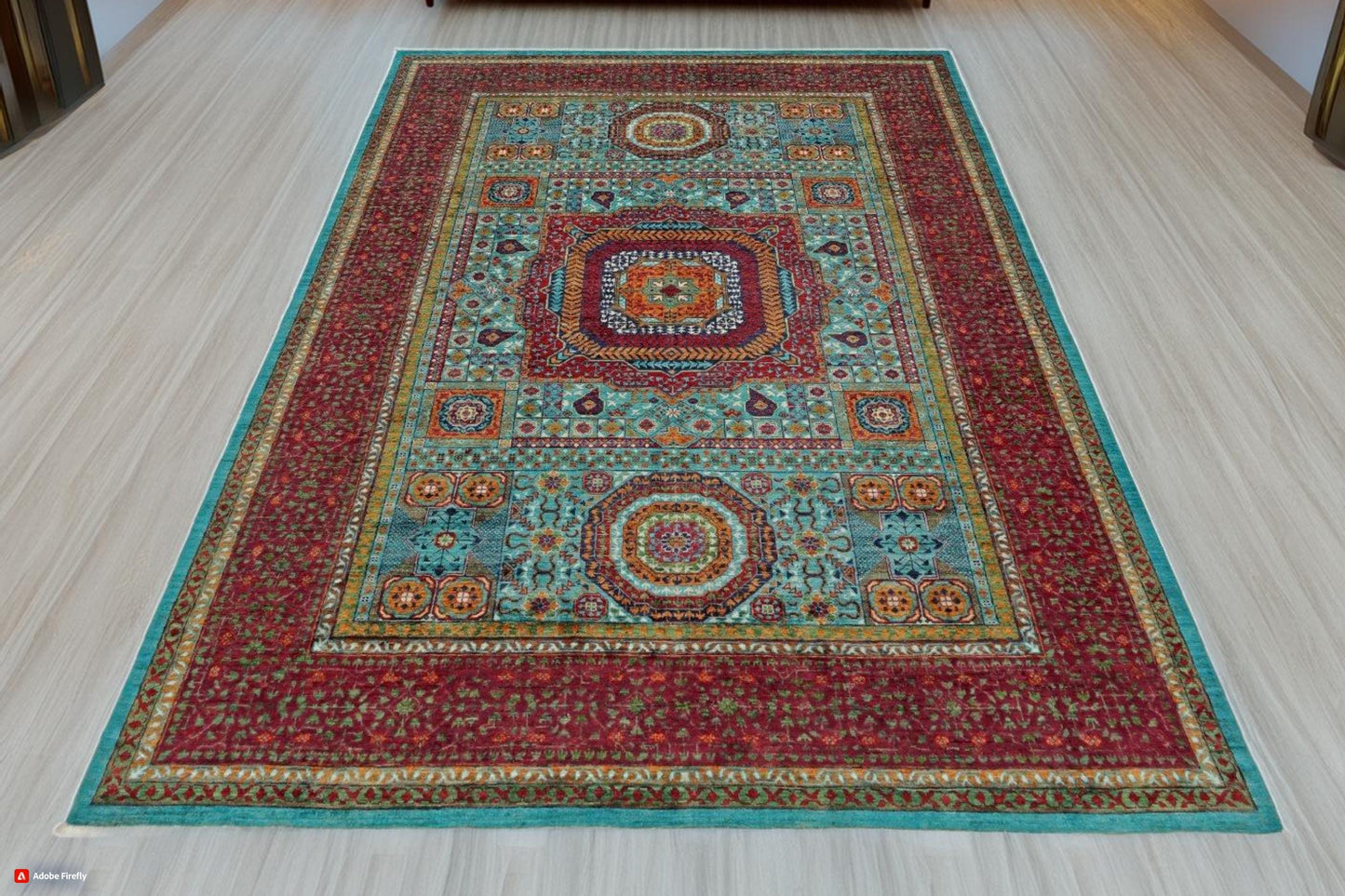 Artisan-Crafted Mamluk Rug 7x10,Oriental Handmade Mamluk Rug 7x10,7x10 for Living Room Decor,Living room rug,Bedroom rug,Large Area rug.