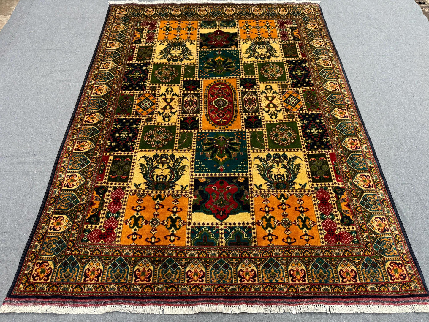 Handmade Patchwork Oriental Rug,Traditional Afghan Patchwork Rug,4x7 Multicolor Afghan Carpet,4x7 Living room rug,Bedroom rug,Dining Rug