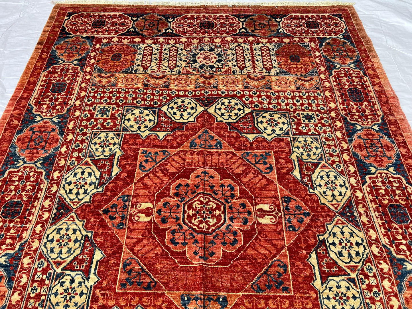 5x8 Luxury Mamluk Area Rug,Traditional Mamluk Wool Rug,Hand-Knotted Rug with Unique Oriental Design,Rare Mamluk Rug,Mamluk Persian Carpet.