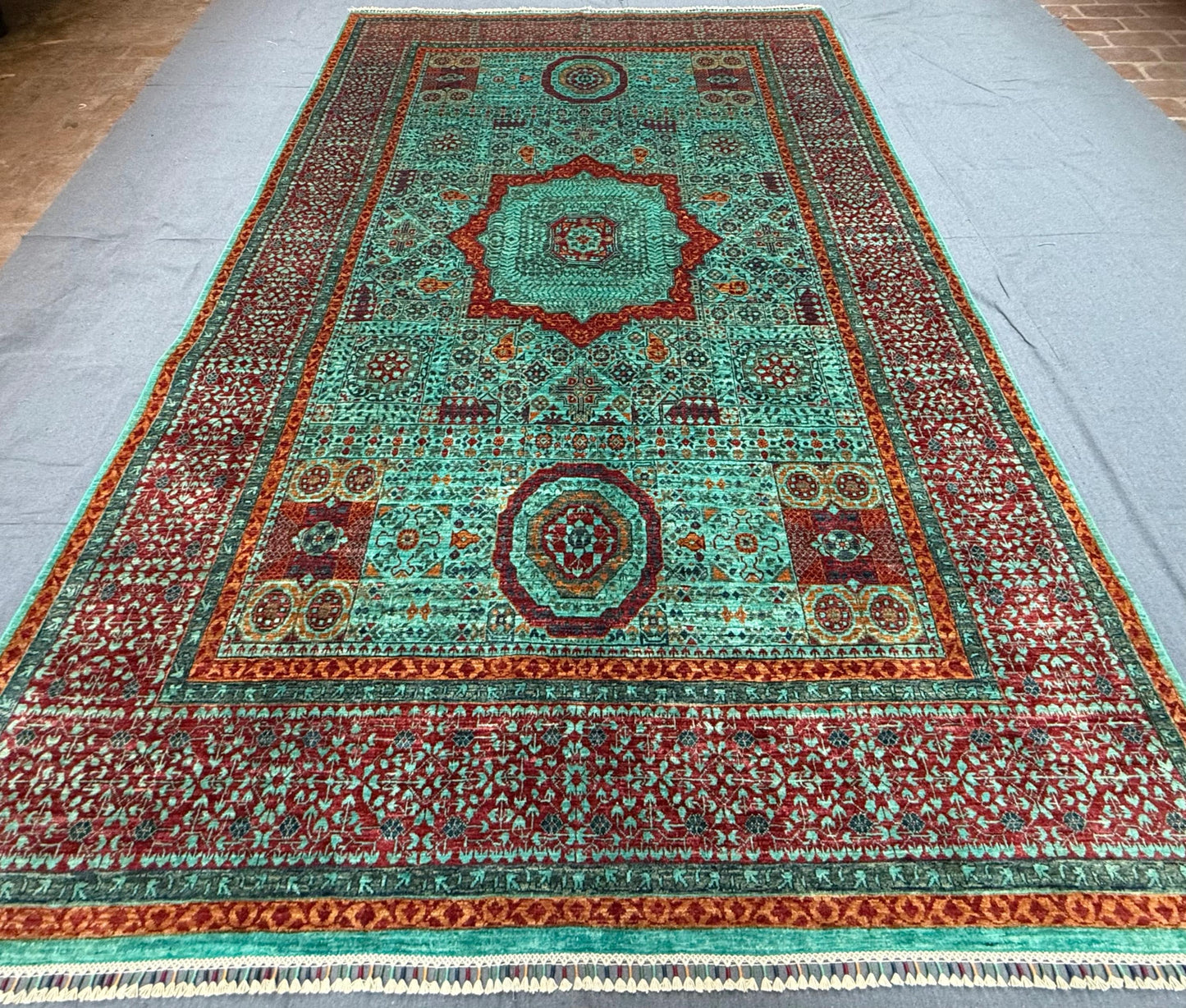 Handmade 7x10 Turkish-Afghan Mamluk Rug,Handwoven 7x10 Oriental Mamluk Rug ,Oriental Turkish-Afghan Design,7x10 Living room rug,Bedroom rug