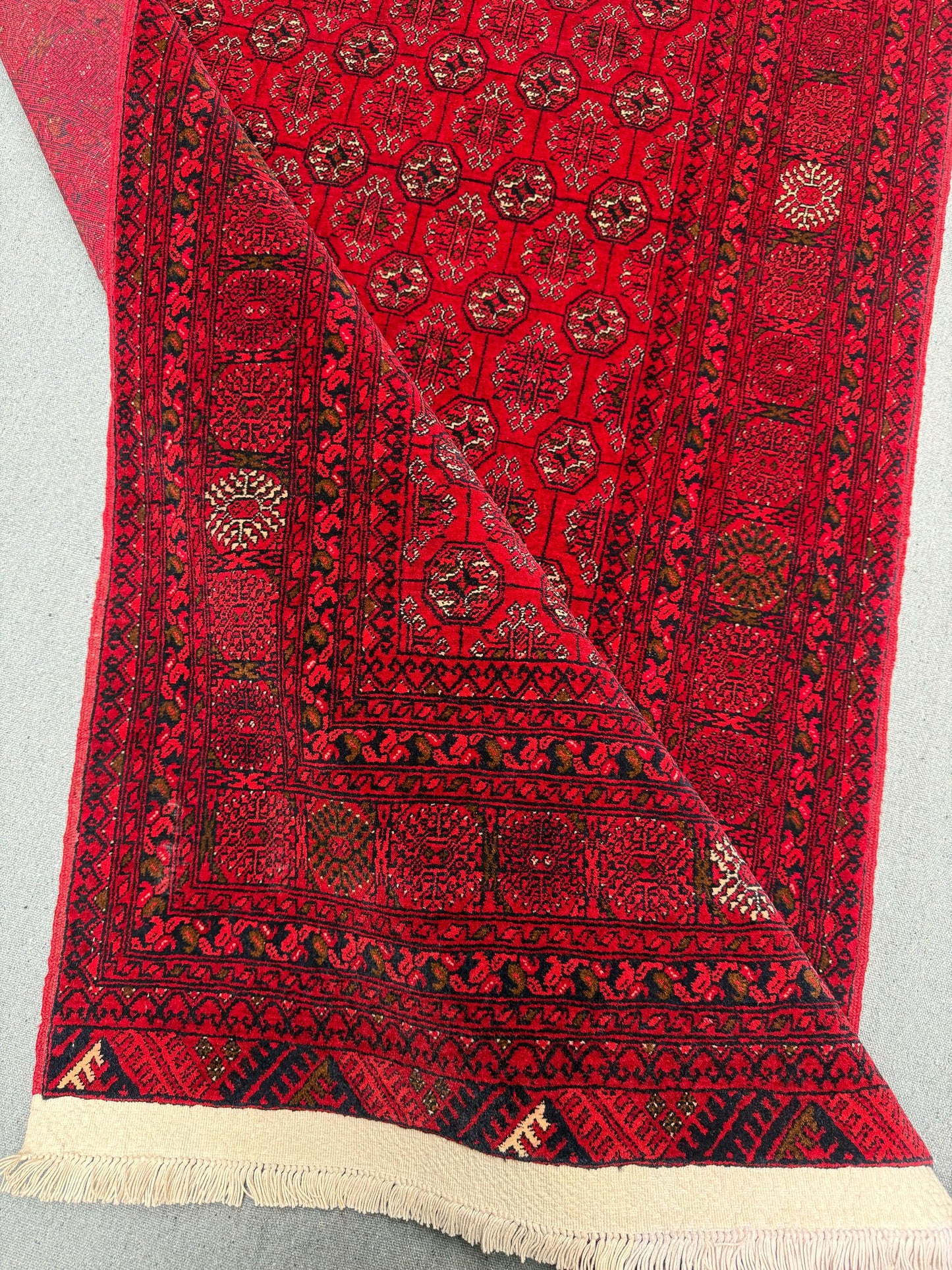 Traditional Handmade Red Runner Rug - Wool Area Carpet,Perfect for Hallways or Entryways,Oriental Wool Hallway Carpet,Afghan Red Runner rug