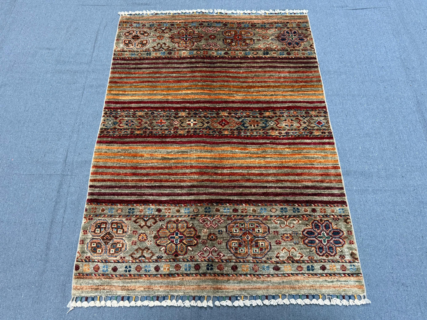 Tiny Handmade Neutral Beige Rug–Vintage-Style Afghan rug,Handmade Small Oriental Area Rug – Vibrant Persian Style, living room rug.