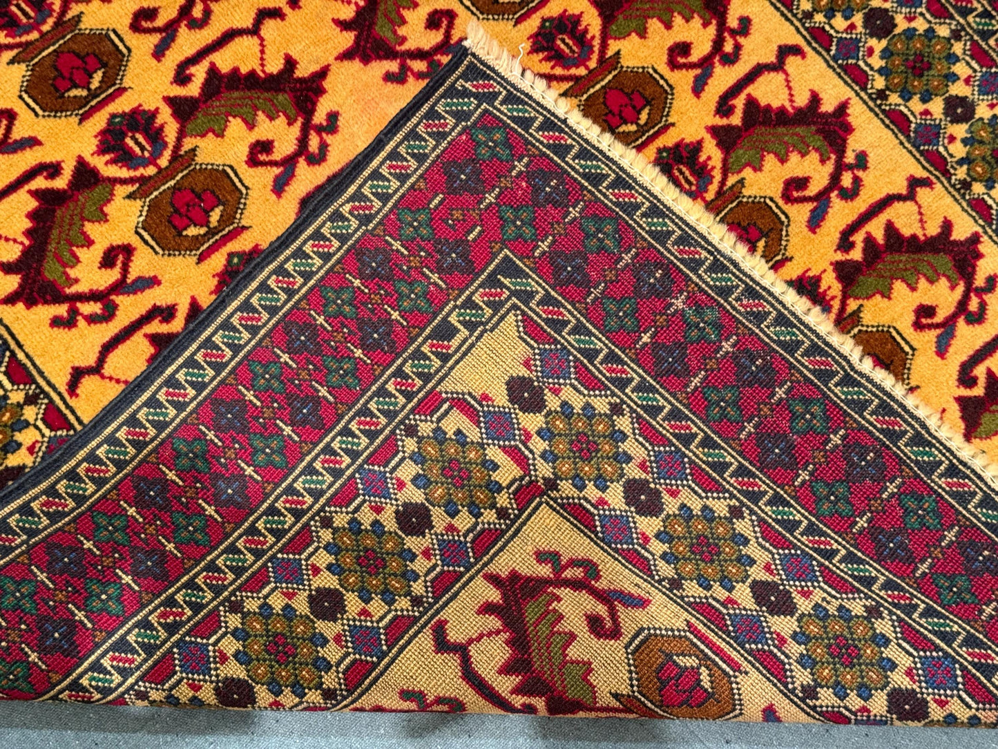 Handmade Baluchi Rug 3.6 x 6.4 ft Vintage Tribal Wool Carpet Persian Nomadic Area Rug Bohemian Oriental Rug Rustic Afghan Runner